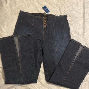 Vintage with tags Mid Rise wide leg jeans